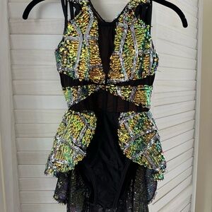 Revolution Tenth House Sequin Dance Costume, Size Small Adult